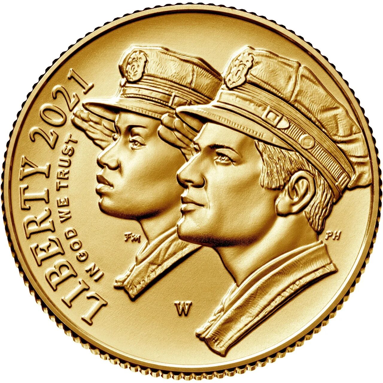 2021 National Law Enforcement Memorial and Museum $5 Gold Coin