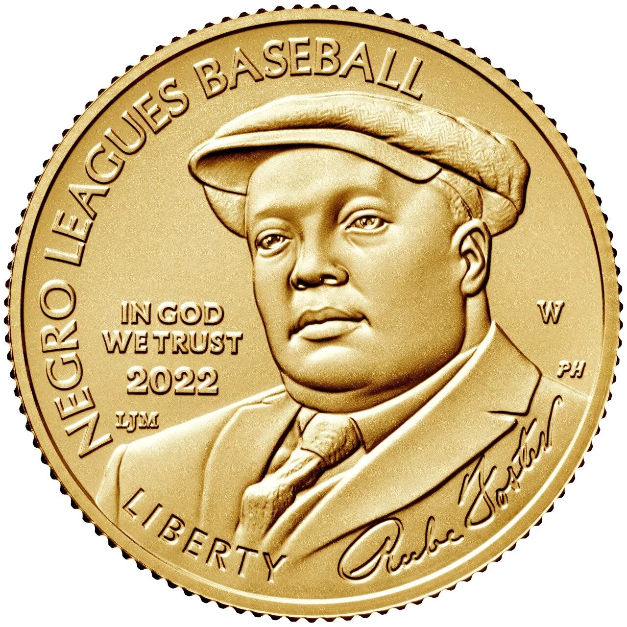 2022 Negro Leagues Baseball $5 Gold Coin