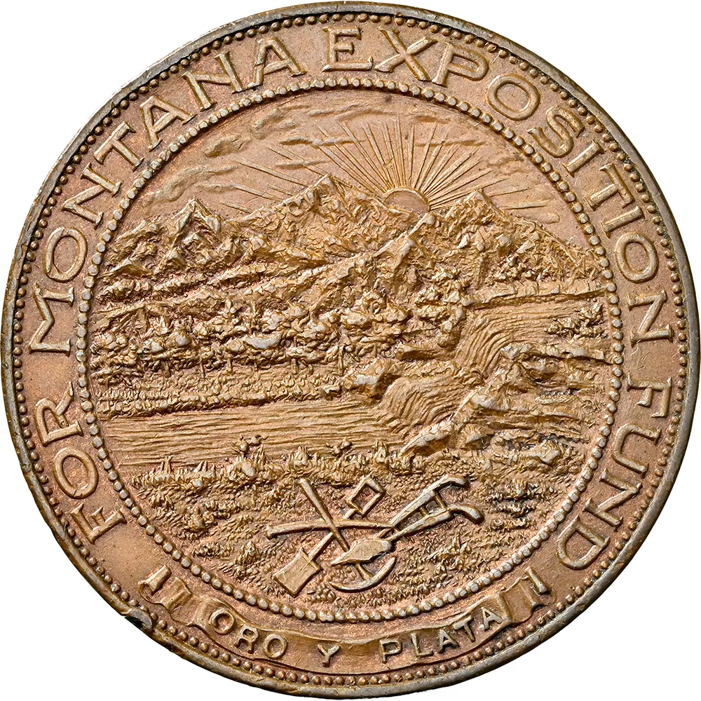 1915 CA HK-409 SC$1 Montana Panama-Pacific Expo NGC AU 58 - Image 5