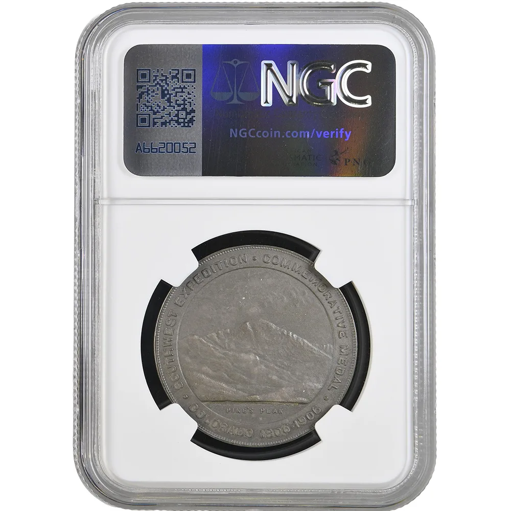 1906 CO HK-336 SC$1 Southwest Expedition Pike's Peak NGC UNC - Image 3