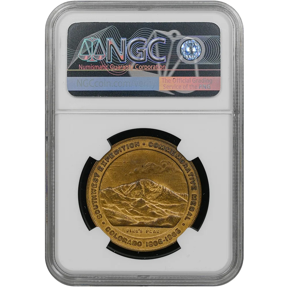 1906 CO HK-338 SC$1 Southwest Expedition Pike's Peak NGC MS 62 - Image 2