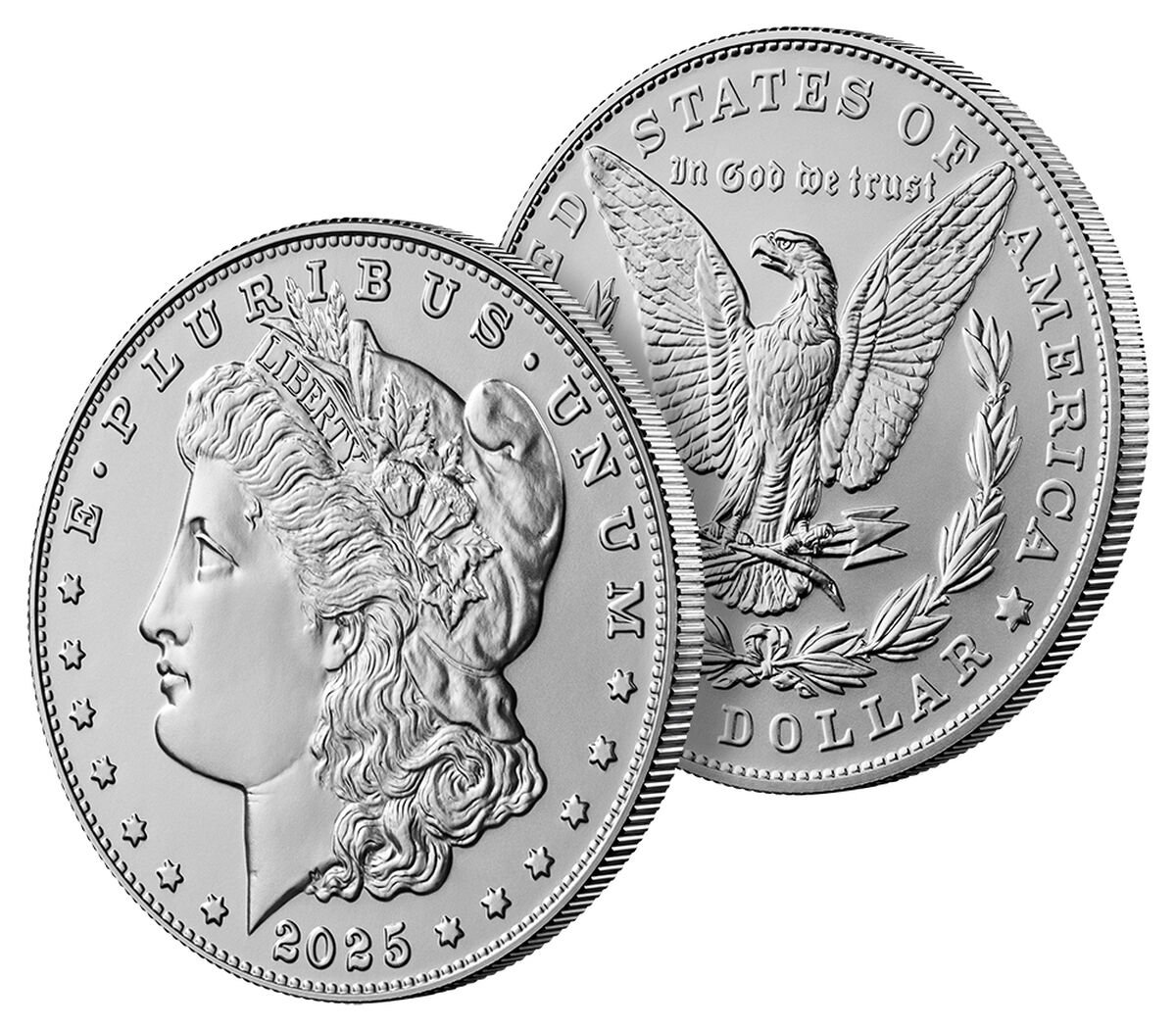 2025-P Morgan Silver Dollar UNC Coin - Image 2