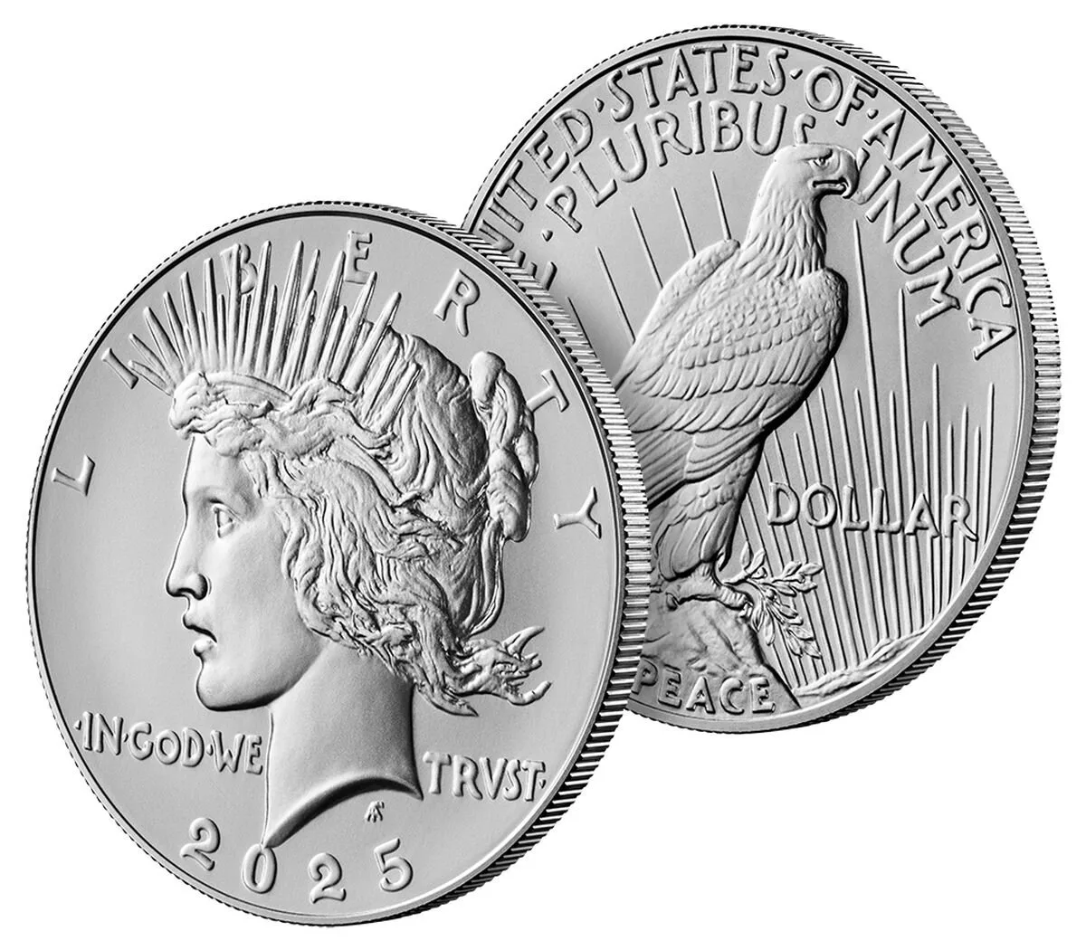 2025-P Peace Silver Dollar UNC Coin - Image 2