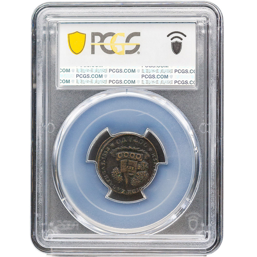 1852 Mexico Zacatecas 1/8 Real PCGS XF 45 - Image 2