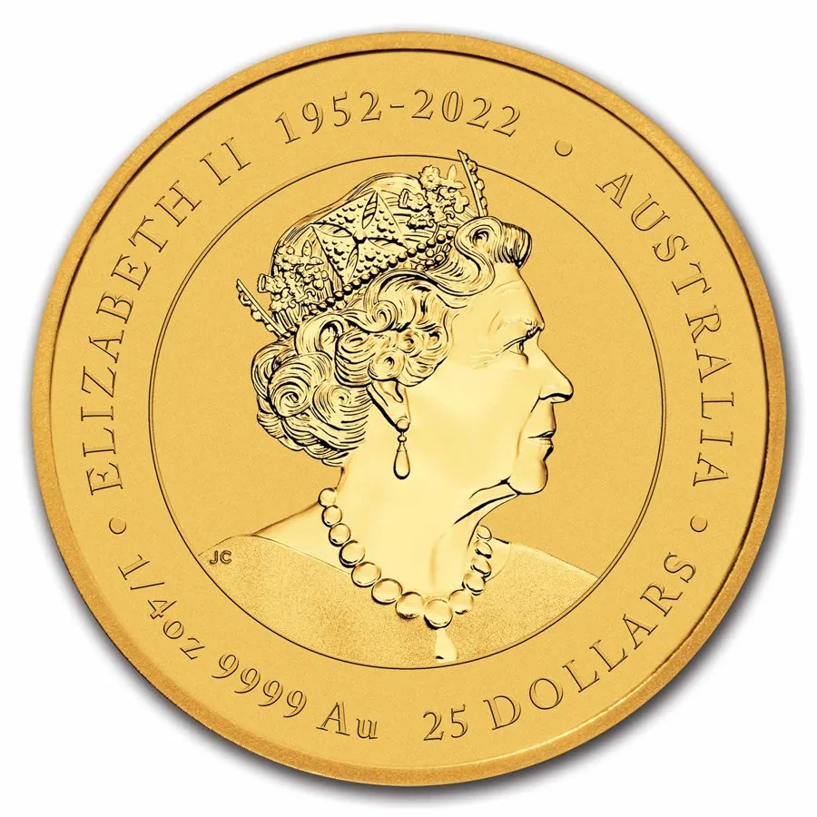 2024 Australia 1/4 oz Gold Lunar Dragon BU (Series III) - Image 2
