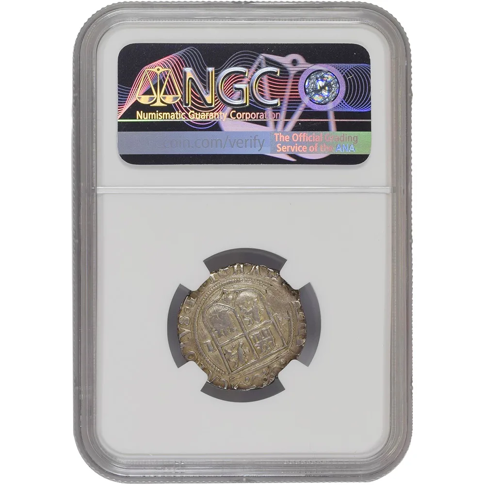 1542-55 Mexico Real Carlos & Johanna NGC AU 58
