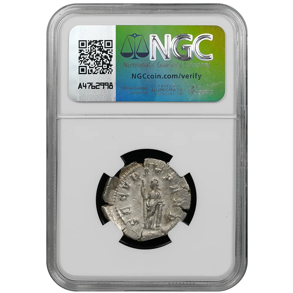 Roman Empire Gordian III AD 238-244 AR Double-Denarius NGC CH VF LARGE FLAN