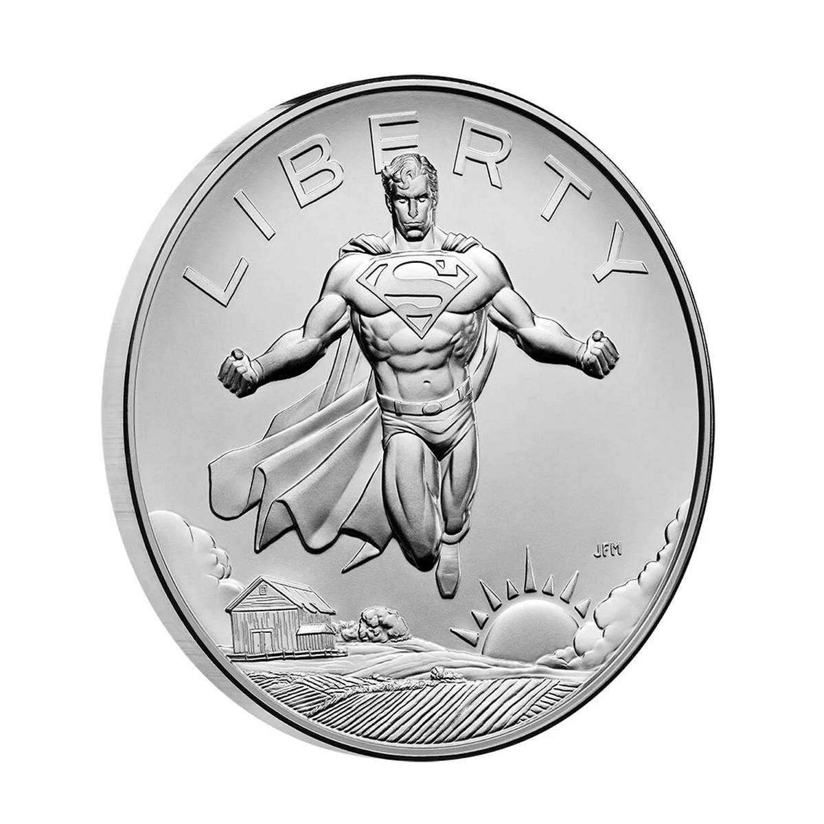 2025 Comic Art 1 oz Silver Medal– Superman