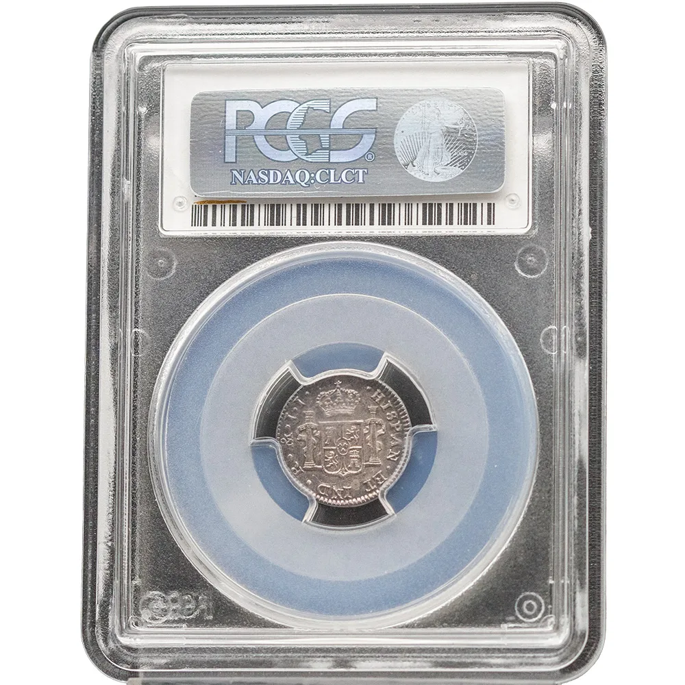 1821-Mo JJ 1/2 Real Ferdinand VII PCGS AU 58