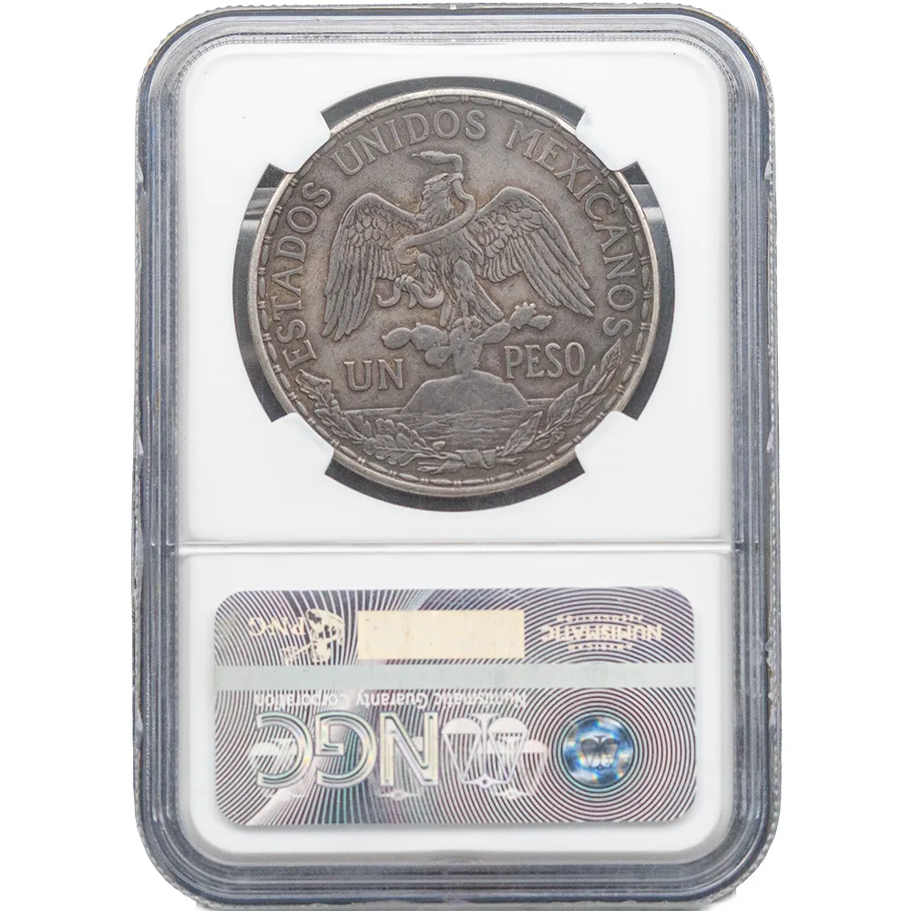 1914 Mexico Caballito Peso NGC XF 45 RARE KM#453