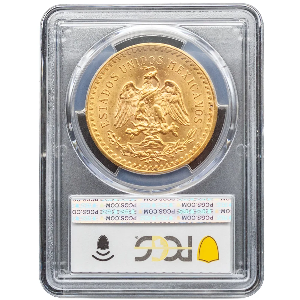 1921 Mexico Gold 50 Pesos PCGS MS 61
