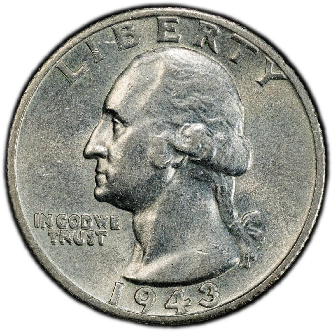 1943-S 25C Washington Quarter PCGS AU50 Double Die Obverse