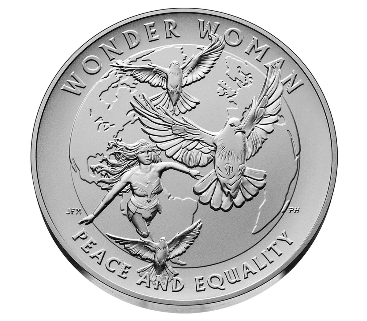2025 Comic Art 2.5 oz Silver Medal– Wonder Woman - Image 2