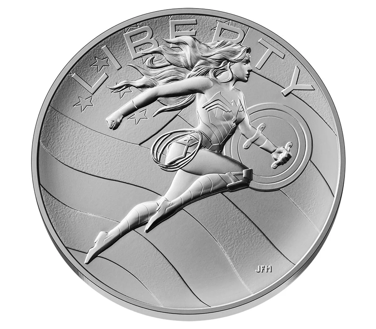 2025 Comic Art 1 oz Silver Medal– Wonder Woman