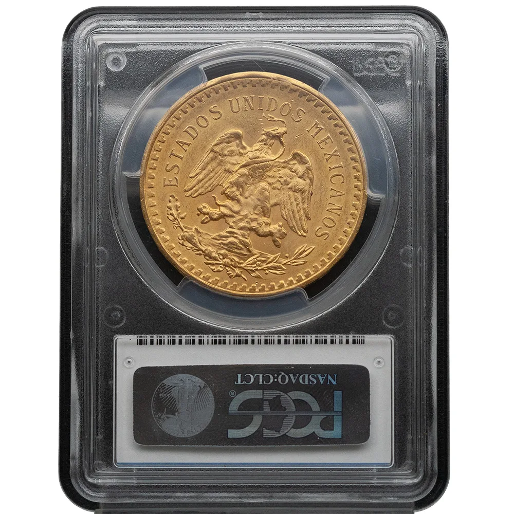 1921 Mexico Gold 50 Pesos PCGS MS 61