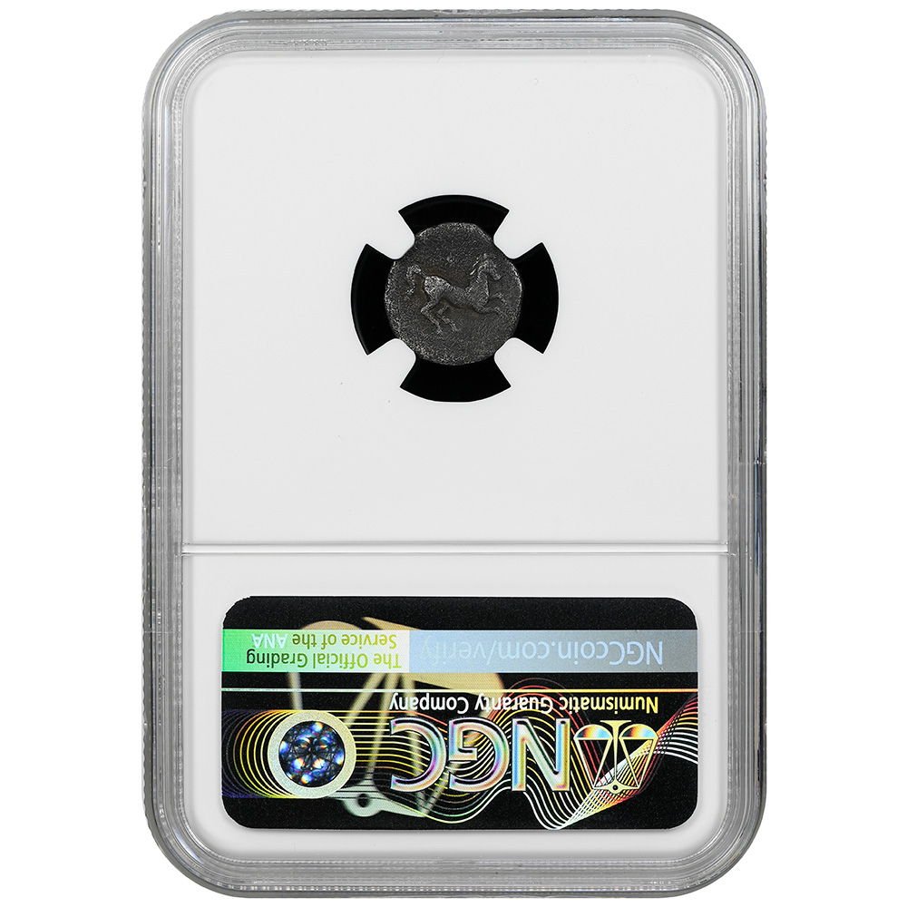 Sicily, Acragas AR Hemidrachm 338-317 BC. NGC Fine