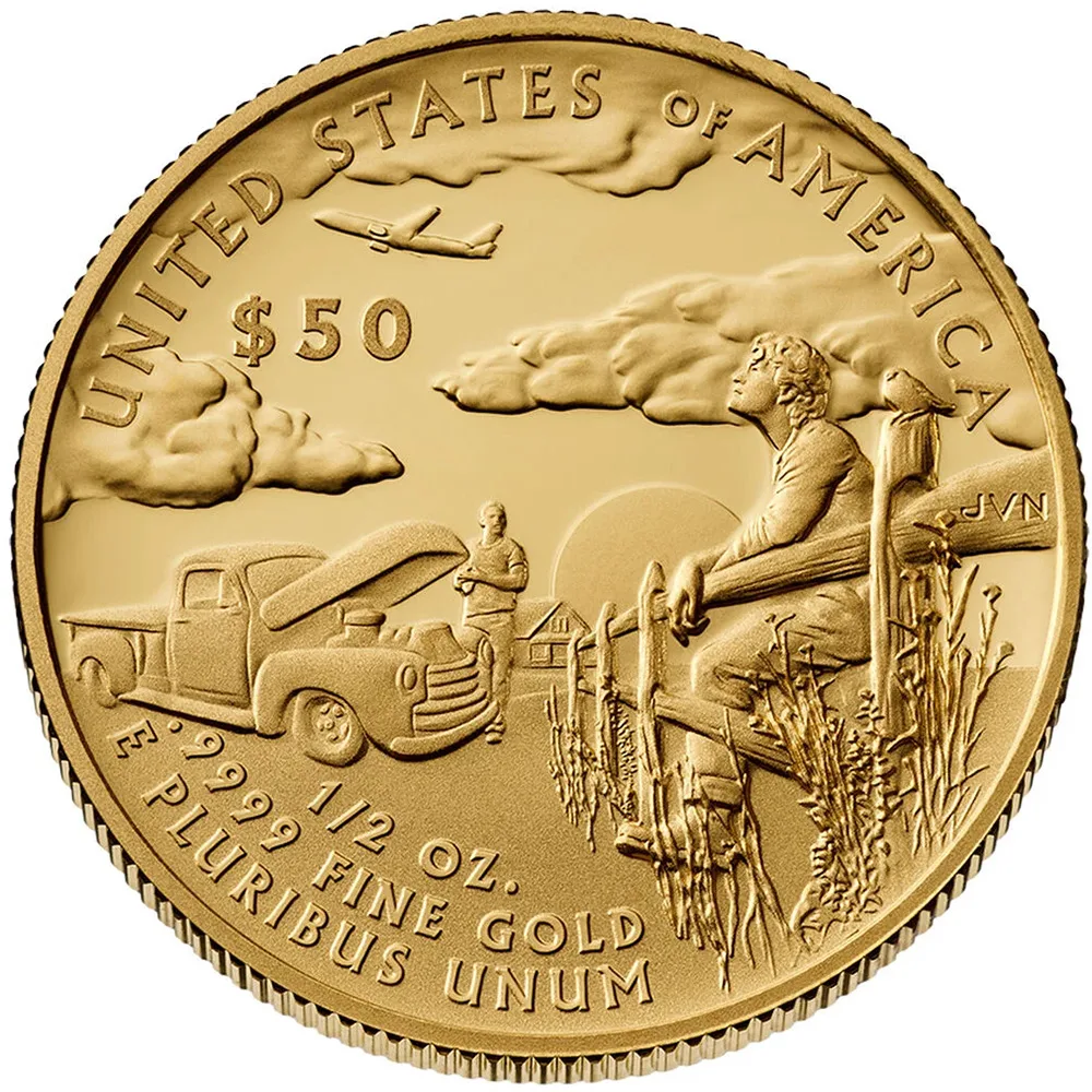 2025 Superman Comic Art 1/2 oz Gold Medal