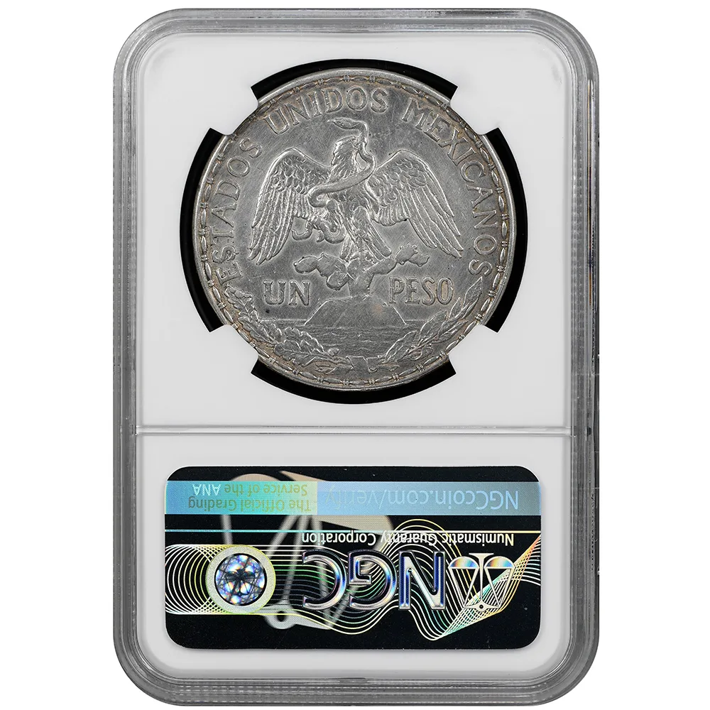 1913 Mexico Peso NGC Uncirculated Details
