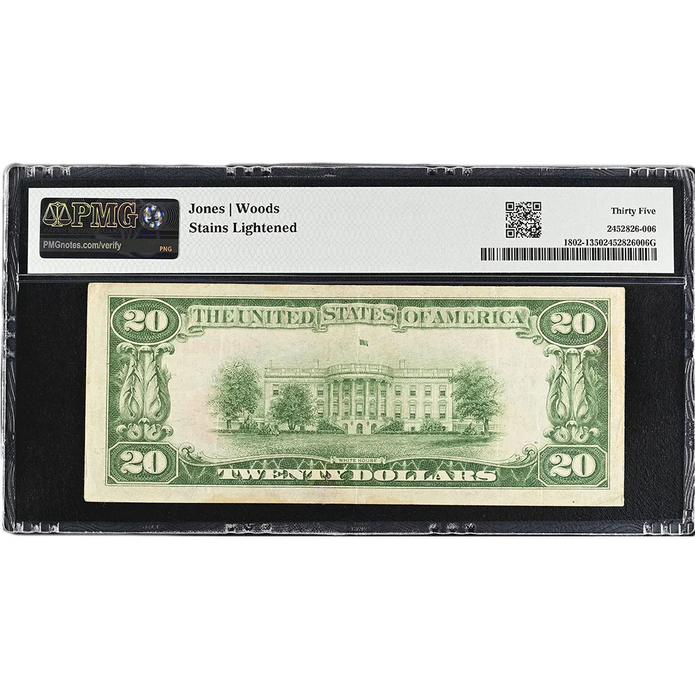 The Citizens NB Ontario California, $20 1929 Ty. 1 Small Size CH#13092 PMG VF35