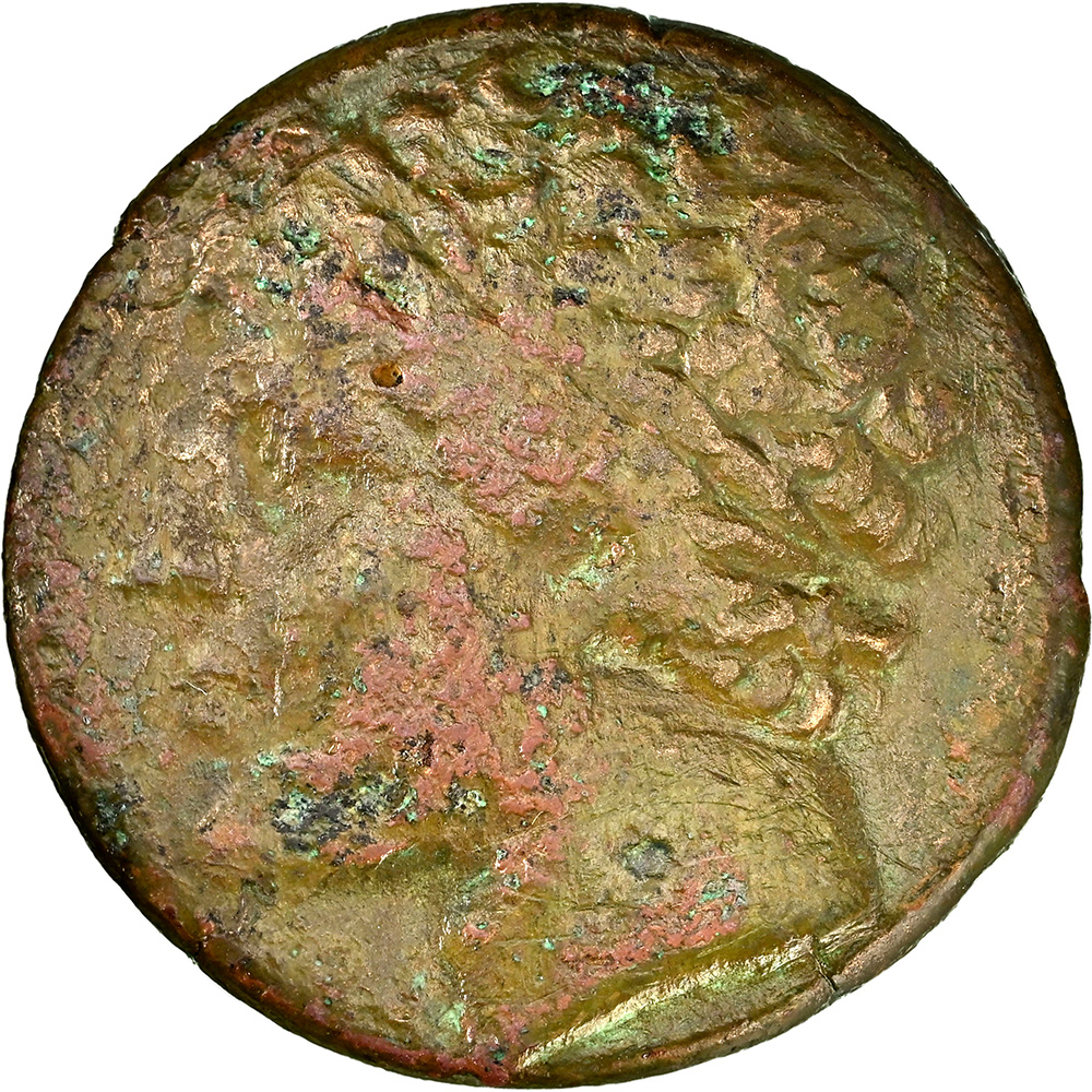 c.275-215 BC Hieron II Sicily, Syracuse AE 26 NGC F
