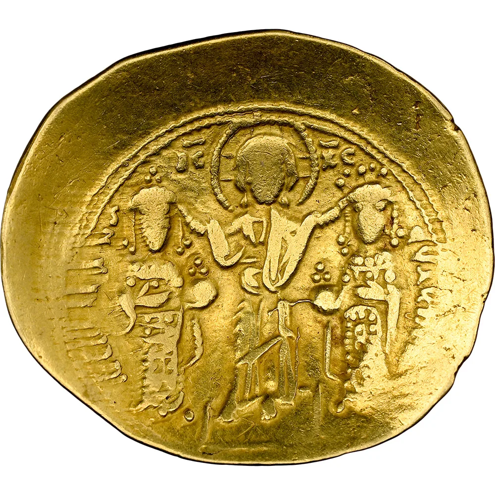 AD 1068-71 Romanus IV Diogenes Byzantine Empire AV histamenon nomisma scyphate NGC VF