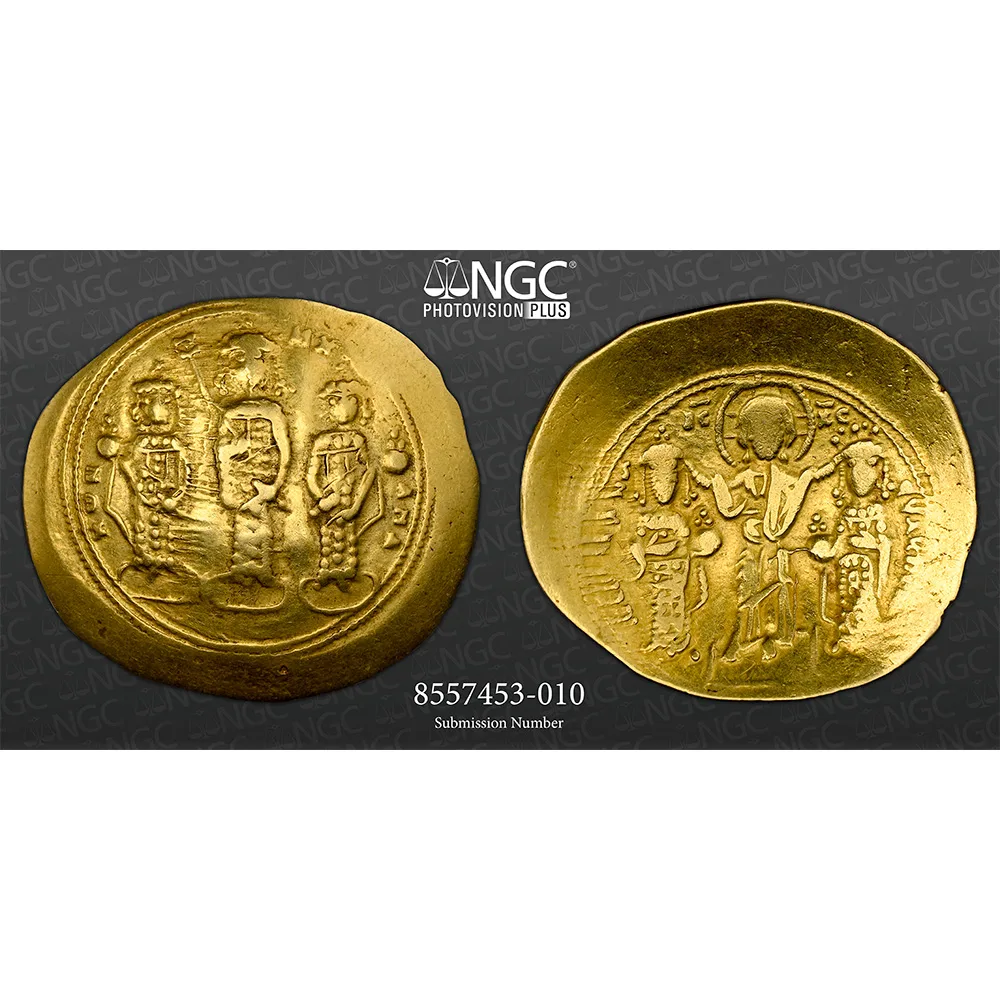 AD 1068-71 Romanus IV Diogenes Byzantine Empire AV histamenon nomisma scyphate NGC VF