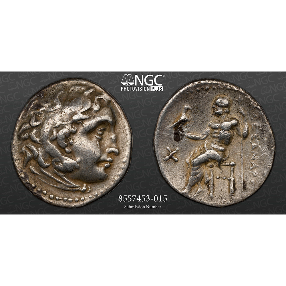 336-23 BC Alexander The Great AR Drachm Macedonia NGC VF