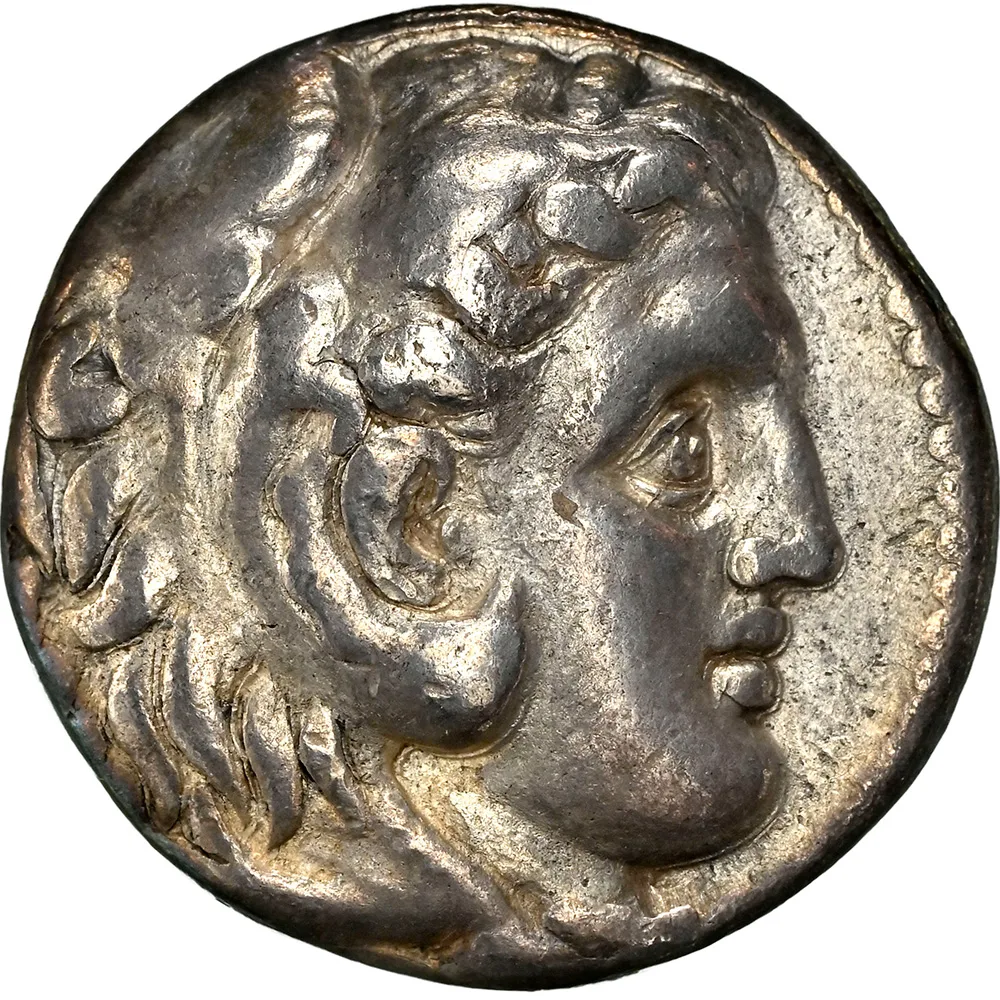 336-23 BC Alexander The Great AR Tetradrachm Macedonia NGC F