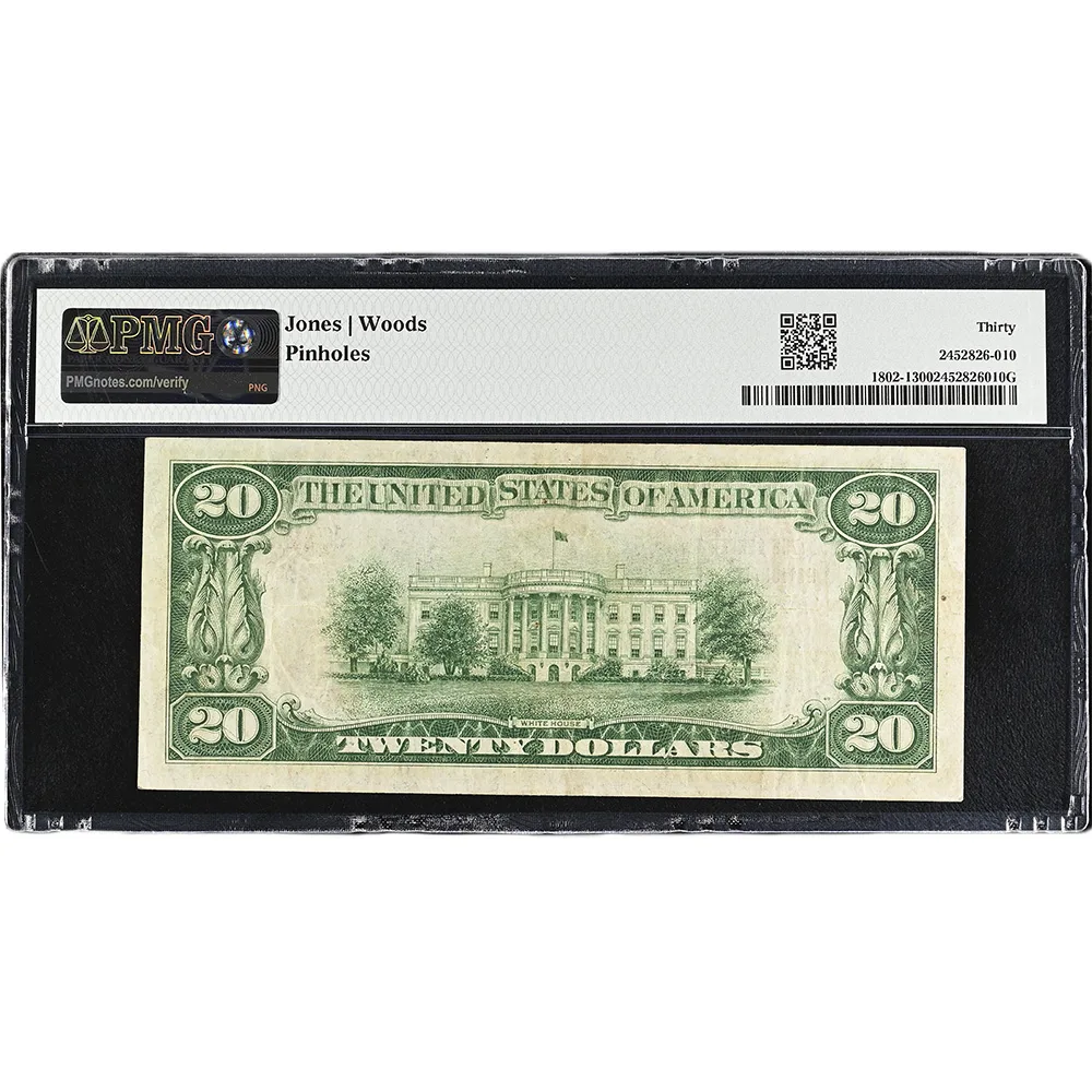 The Denver National Bank Denver, CO, $20 1929 Ty. 1 Small Size CH#3269 PMG VF30