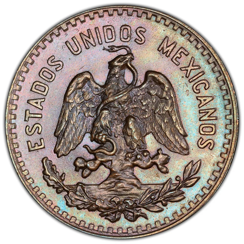 1935-Mo Mexico Cinco Centavo KM-422 PCGS MS65BN