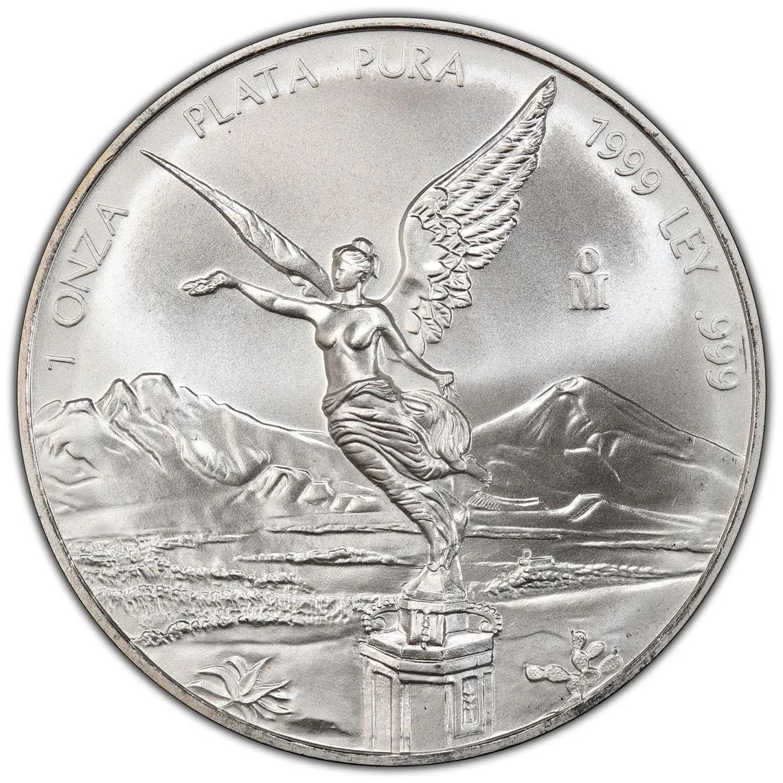 1999 Mexico 1 oz Silver Libertad PCGS MS68 - Image 2