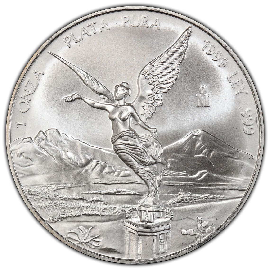1999 Mexico 1 oz Silver Libertad PCGS MS68 - Image 2