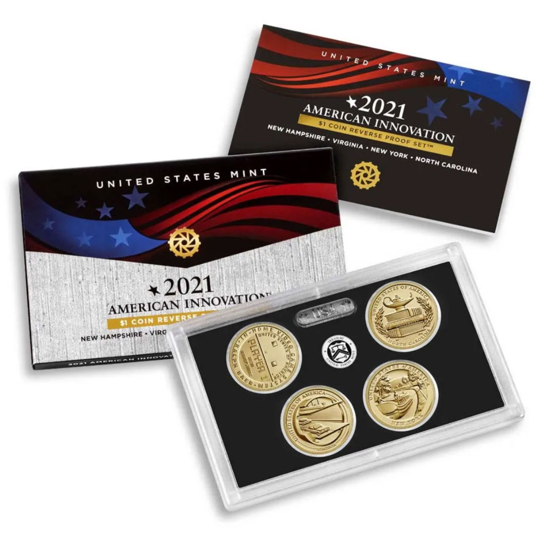 2021 $1 American Innovation Coin Reverse Proof Set