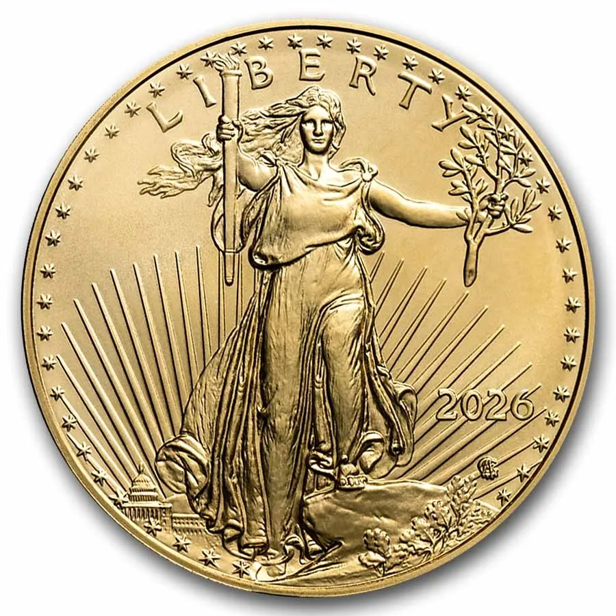 2026 $50 1 oz American Gold Eagle BU