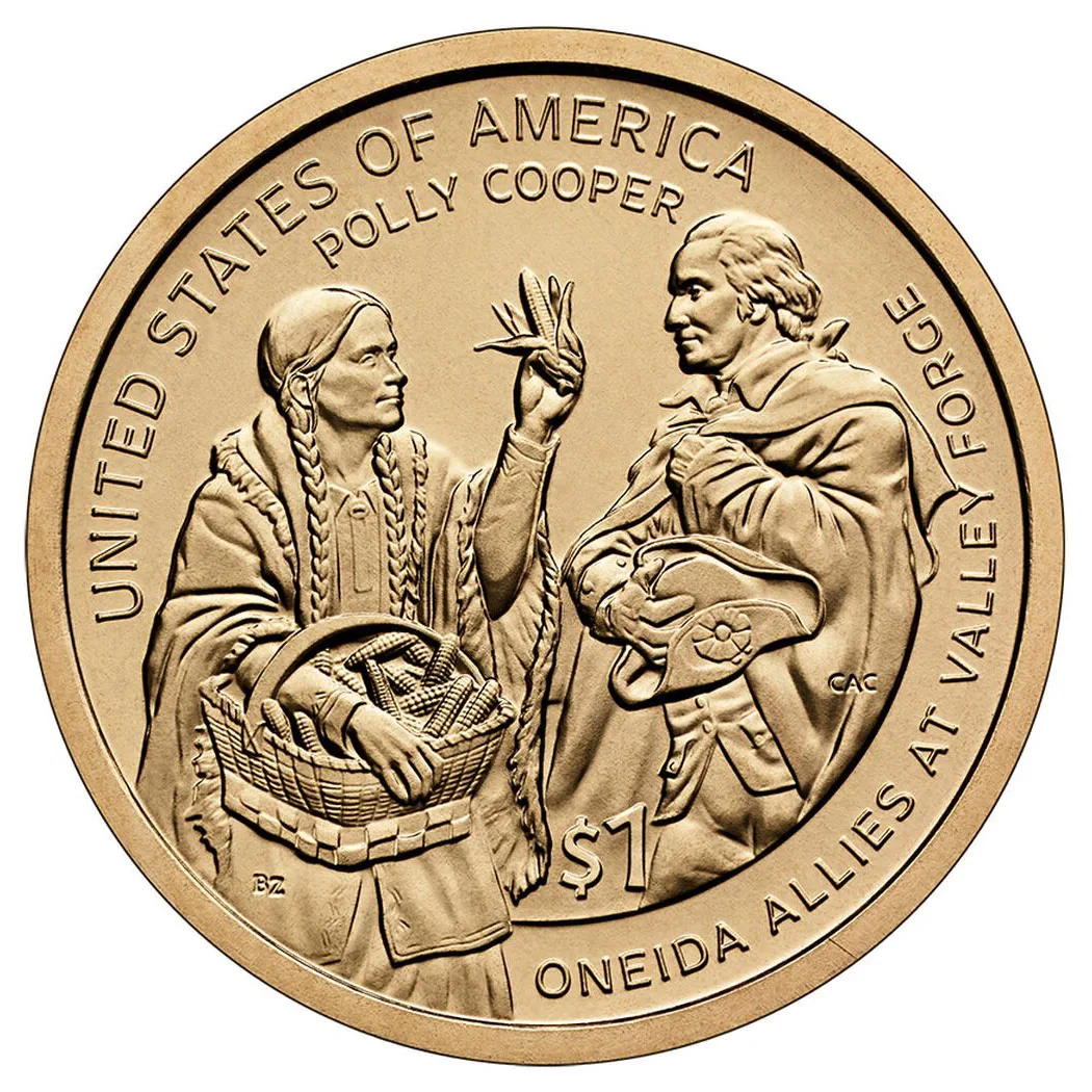 2026-P $1 Polly Cooper Native American Coin