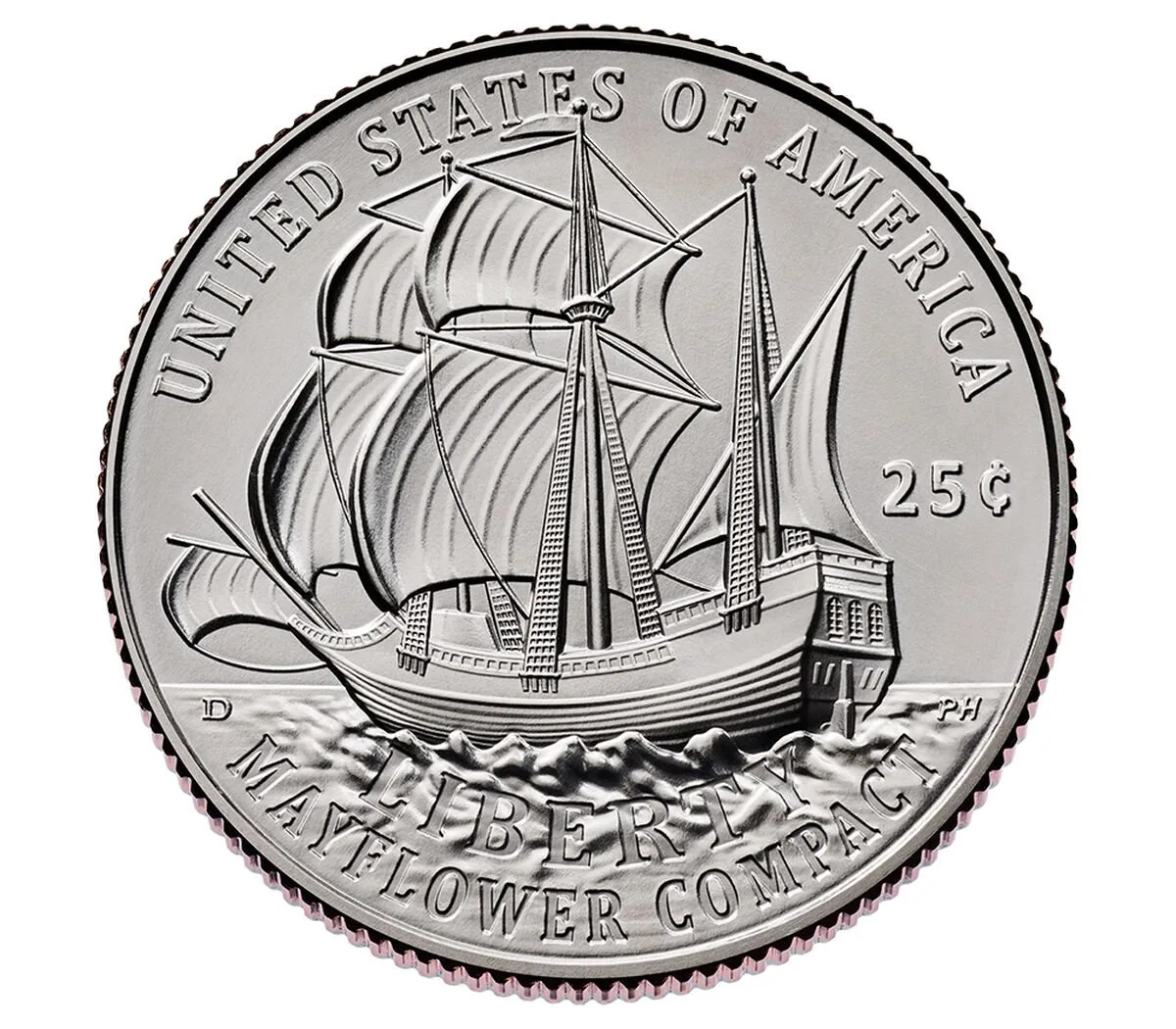 2026-P Semiquincentennial Quarter- Mayflower Compact - Image 2