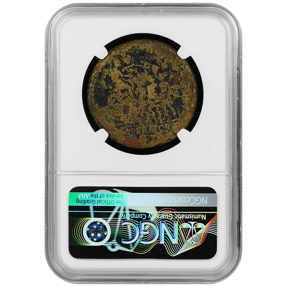 Roman Empire Trajan AD 98-117 AE Sestertius RIC 658 NGC AG