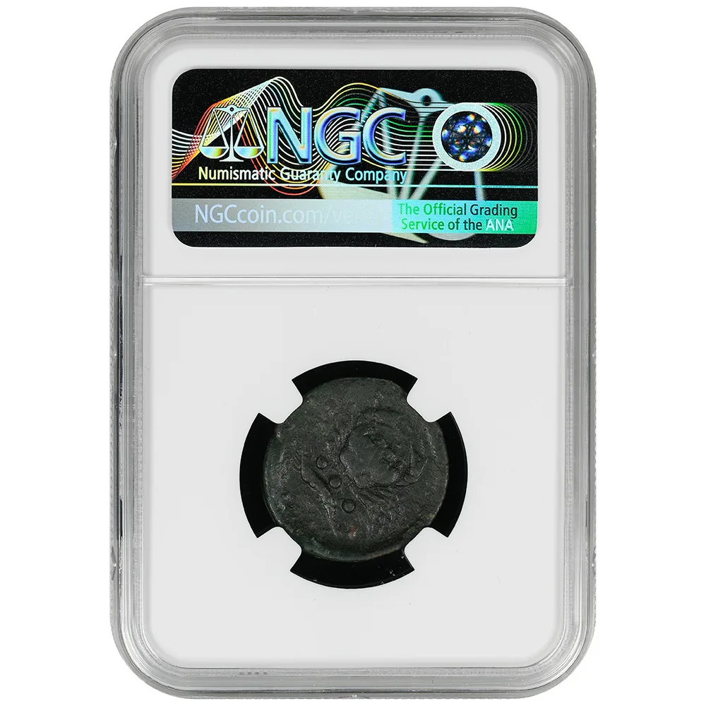c.425-406 BC Sicily, Acragas AE Tetras Eagle / Crab, Three Pellets and Crayfish Below NGC Fine