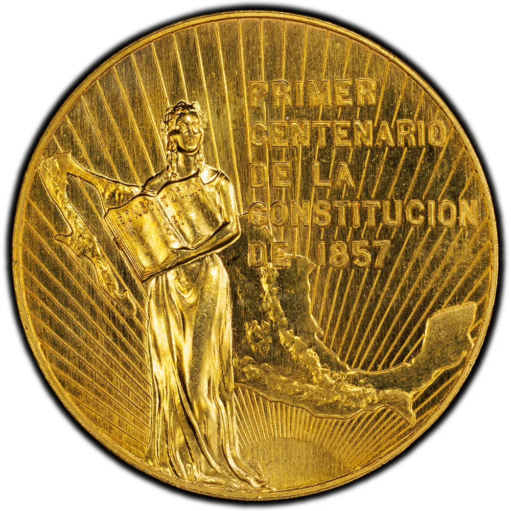 (1957) Medal Grove-698 Constitution Gold Medal (41.55g) PCGS MS 66