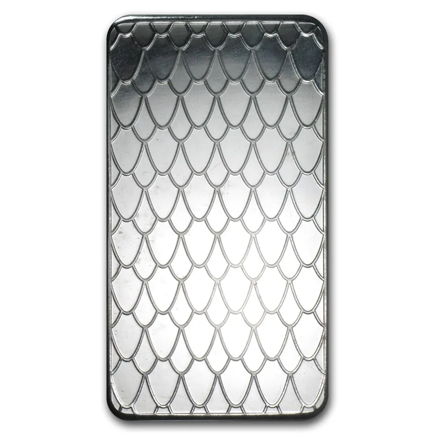 10 oz Silver Bar 2013- Year of the Snake - Image 2