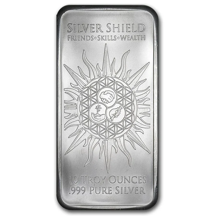 10 oz Silver Shield Bar - Jesus Clears the Temple - Image 2