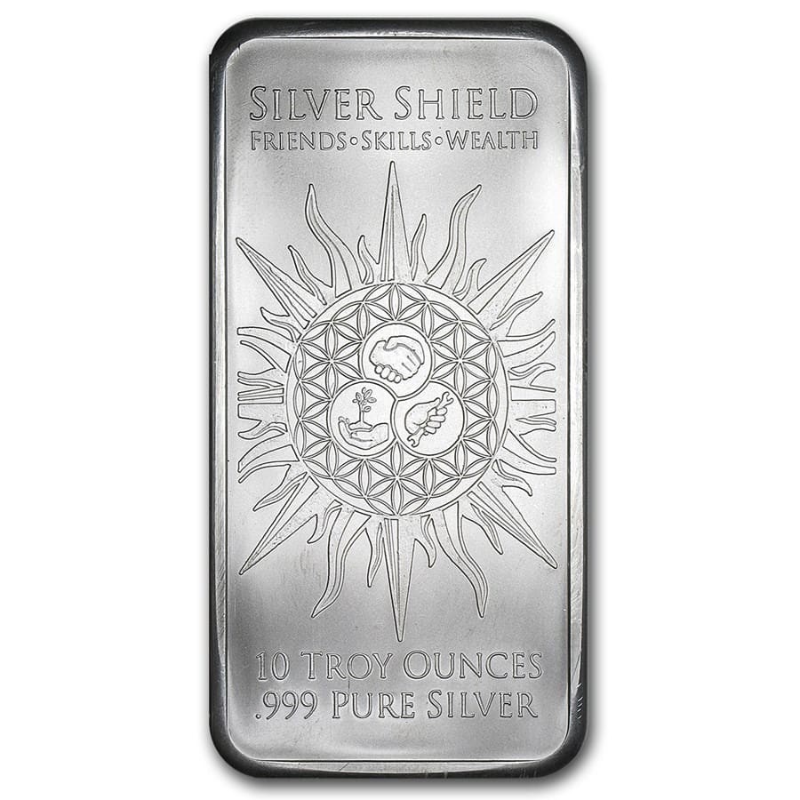 10 oz Silver Shield Bar - Jesus Clears the Temple - Image 2