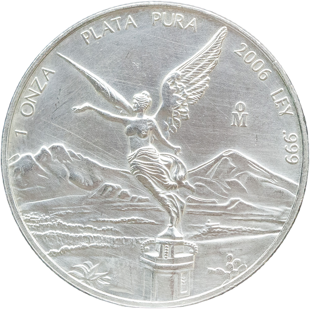 2006 Mexico 1 oz Silver Libertad Circulated