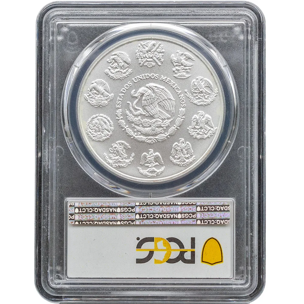 2020 Mexico 1 oz .999 Silver Libertad PCGS MS 69 Flag Label