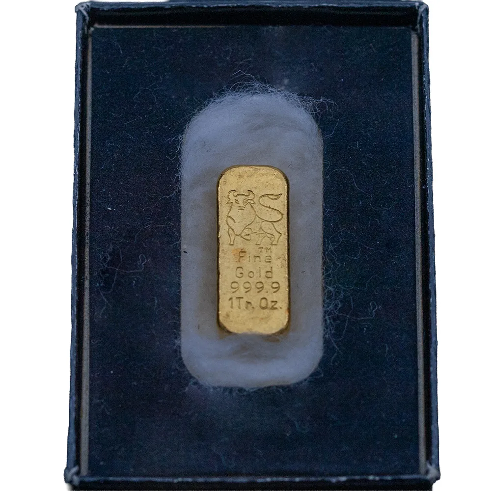 1975 1 oz .999 Gold Bar - Merrill Lynch With Original Box