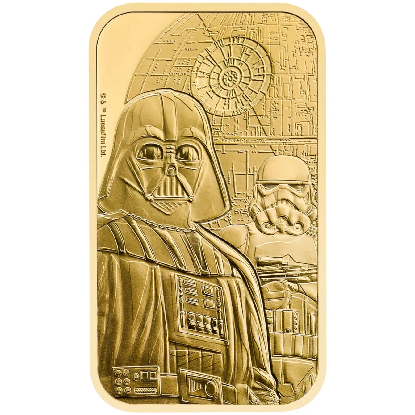 2024 1 oz Great Britain Star Wars: Dark Side .9999 Gold Bar