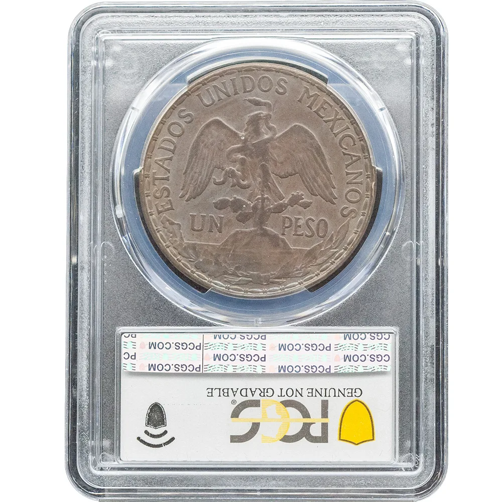 1911 Mexico Peso Short-Ray PCGS XF Detail
