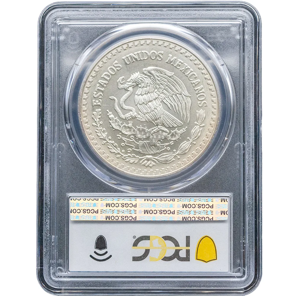 1998 Mexico 1 oz Silver Libertad Toned PCGS MS 64