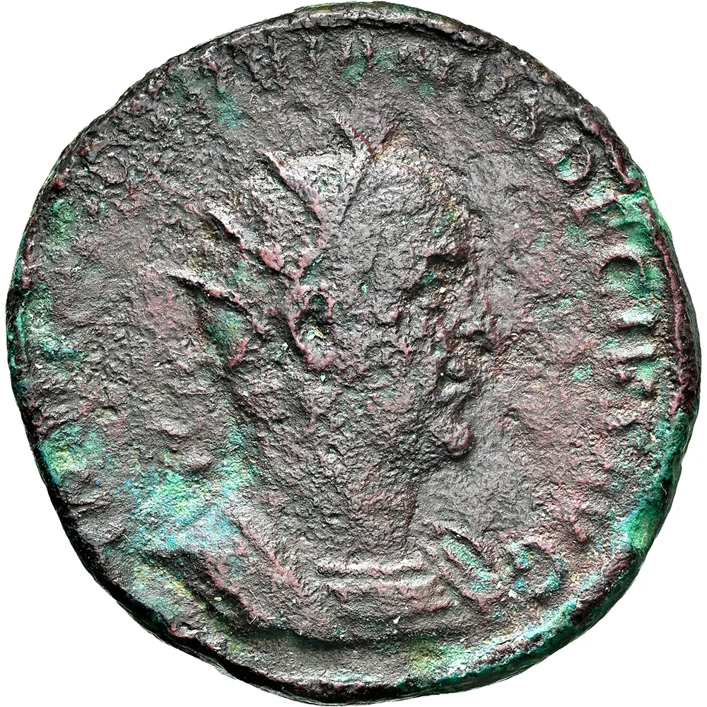 Roman Empire Trajan Decius AD 249-251 AE Double-Sestertius NGC CH VF