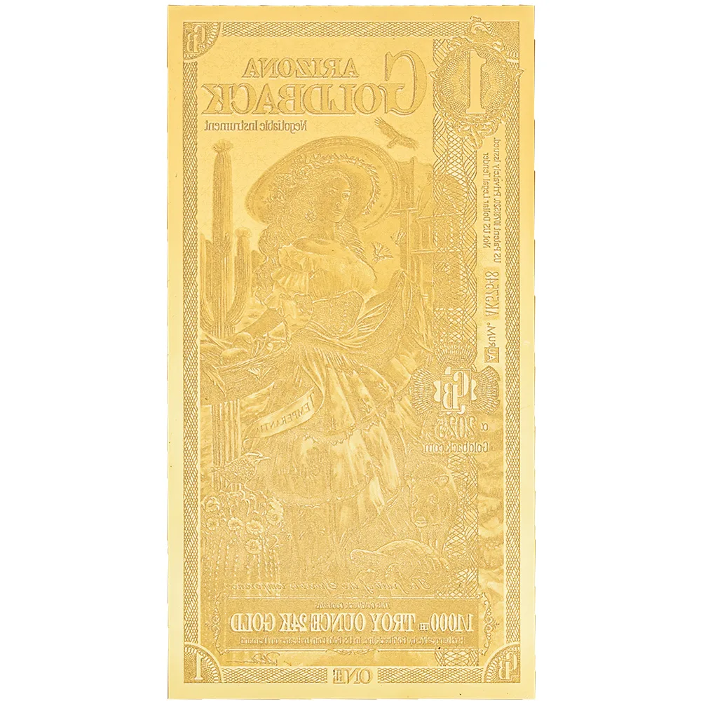1 Arizona Goldback - Aurum Gold Foil Note (24k)
